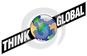 Global - Banner with Earth