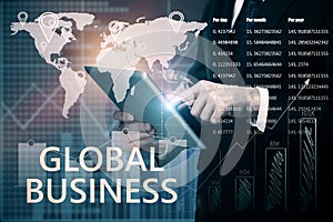 Global business concept