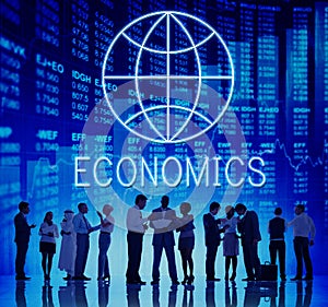 Global Business Enterprise Economics Corporation Concept