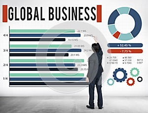 Global Business Growth Corporate Development Concept