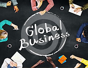 Global Business Marketing Globalization Commerce Concept