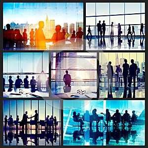 Global Business People Corporate Collection Concept