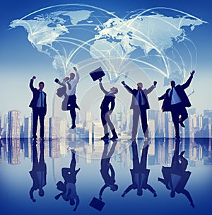 Global Business People Success City Concepts