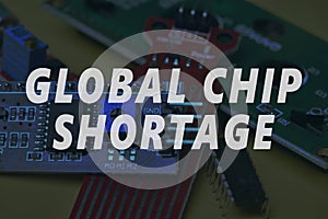 Global car chip shortage