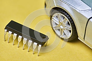 Global car chip shortage