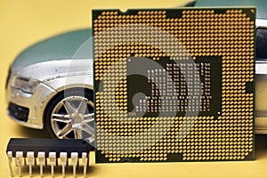 Global car chip shortage