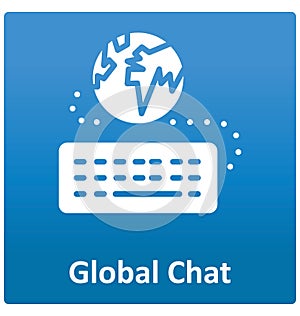 Global chart Isolated Vector icon that can easily modified or edit.