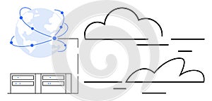 Global Cloud Computing and Data Connection with Server Infrastructure