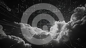 Global cloud computing network connecting data infrastructure