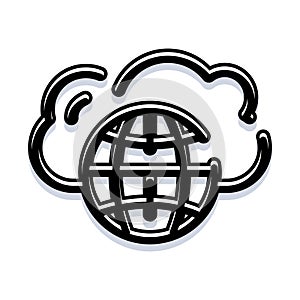 Global cloud computing network connectivity and data storage