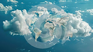 Global Cloud Computing: A Visual Representation of Data Centers and Servers