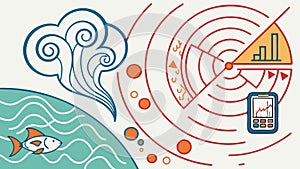 Global communication and technology network, interconnected world, vector design Generative AI