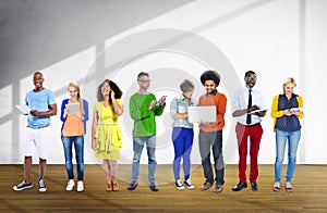 Global Communications Technology Connection Concept