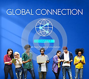 Global Connection Accessible Internet Technology Concept photo