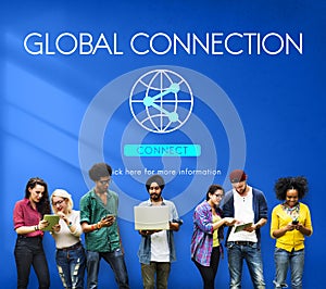 Global Connection Accessible Internet Technology Concept