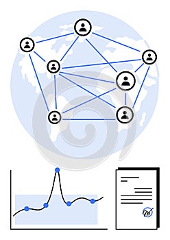 Global Connectivity Visualizing Network Dynamics and Data Analytics in a Digital World