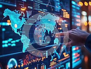 Global Data Analysis with Interactive Interface