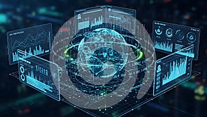 Global data analysis and visualization on digital platform