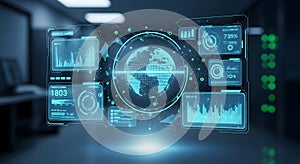 Global data analysis and visualization in modern server room