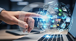 Global Data Network and Digital E-commerce