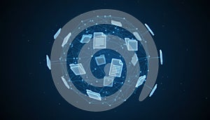 Global data network sharing files and information