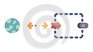 Global Data Transfer Connectivity, International Communication, vector design Generative AI