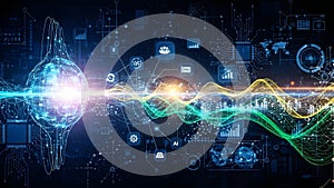Global Digital Network and AI Data Flow