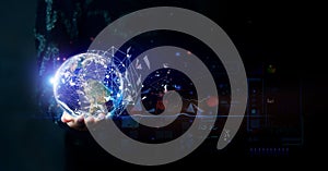 global digital network and data customer connection,