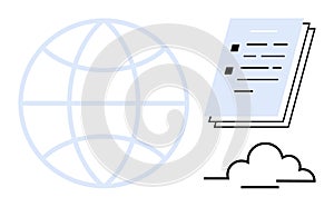 Global Document Sharing with Cloud-Based Accessibility Concept