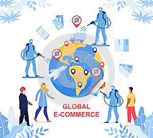 Global E-Commerce in Worldwide Covid19 Pandemic