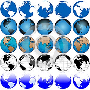 Global Earth Map Set 5x5