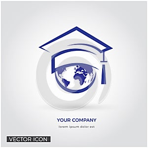 Global education concept icon