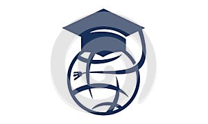 Global Education Logo Design Template