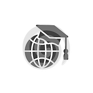 Global education vector icon