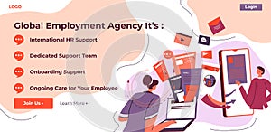 Global employment agency, HR service and help