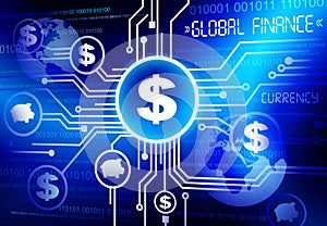 Global Finance dollar currency system chart