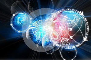 Global flight path network