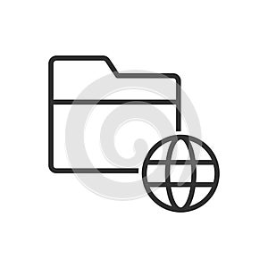 Global Folder Icon - Internet Folder Icon