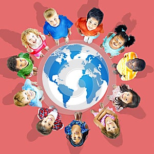 Global Globalization World Map Environmental Concservation Conce