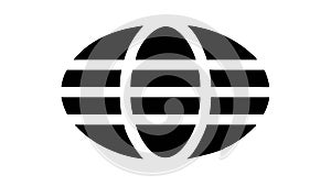 Global Grid Sphere, World Network, Connectivity, vector design Generative AI