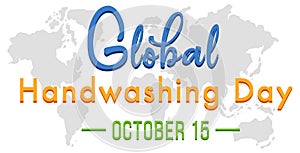 Global Handwashing Day Banner Design