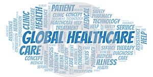 Global Healthcare word cloud