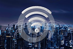 Global high speed wireless internet wifi connection, facilitating seamless communication and connectivity