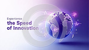 Global Innovation Speed Technology Communication Concept