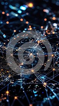 Global Interconnectivity, A Visual Representation of the Connected World