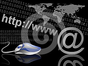 Global Internet background