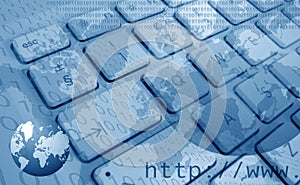 Global internet background