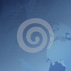 Global internet background template