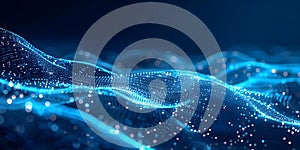 Global Internet Communication and Cloud-Based Services in a Digital Data Stream Background. Concept