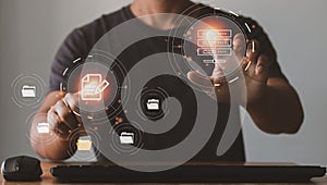 Global Internet connection, Document Management System, online documentation database and process automation to efficiently manage